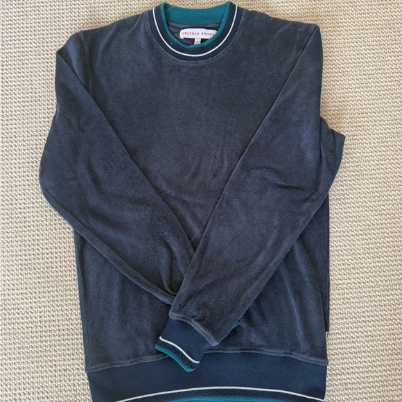 Orlebar Brown Dark Blue Crewneck Sweater